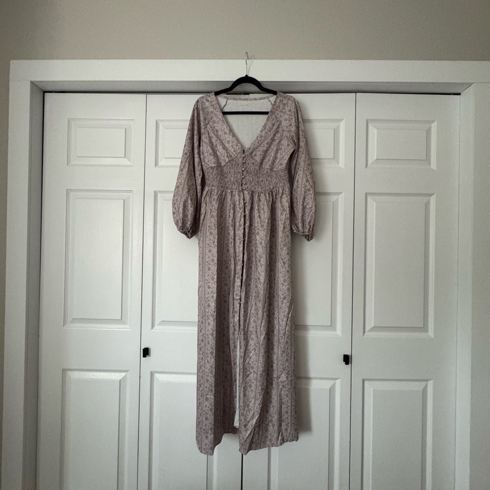 Whimsical autumn boho Maxi dress